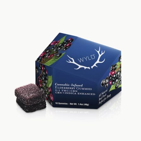Elderberry 2:1 CBN + Indica Enhanced Gummies | 100mg:50mg