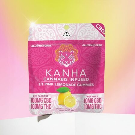 Pink Lemonade | 1:1 CBD:THC | 100mg CBD/100mg THC | 10-pack