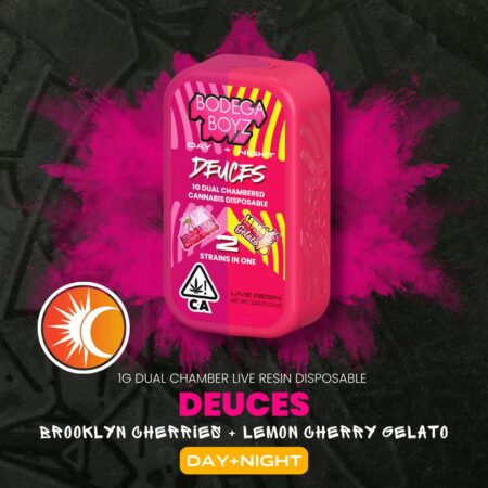 1 gram Deuces Brooklyn Cherries x Lemon Cherry Gelato Live Resin Vape | CA