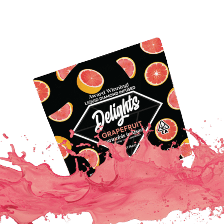 Grapefruit Delights Gummies Liquid Diamond Infused