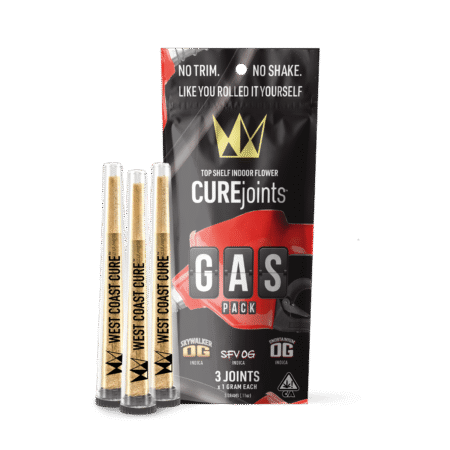 West Coast Cure | Gas Pack | Top Shelf CURE | Joint Variety Pack | 3g | 3pk
