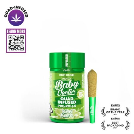 Jeeter | Kiwi Kush | Quad-Infused Minis | 0.5g each | 5pk