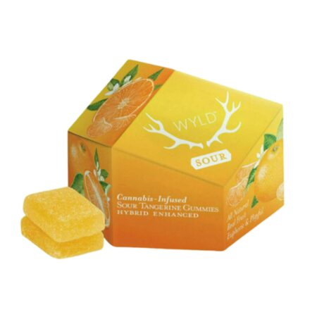 WYLD | Sour Tangerine Hybrid Enhanced Gummies | 200mg | 10ct | 20mg/ea