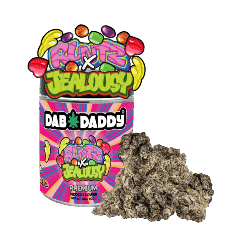 Runtz X Jealousy Flower Dab Daddy® 28g Premium Indoor Flower