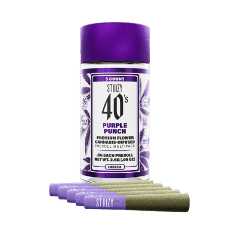 - PURPLE PUNCH - .5G 40's Infused Preroll 5 Pack