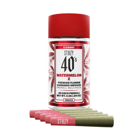 - WATERMELON Z - .5G 40's Infused Mini Preroll 5 Pack