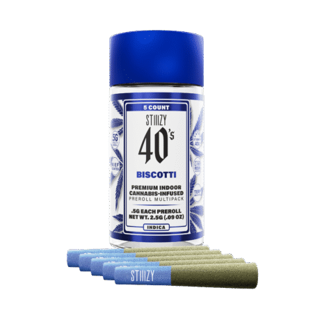 - BISCOTTI - .5G 40's Infused Preroll Pack